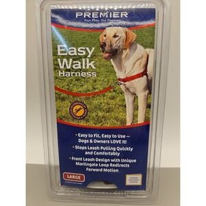 Premier Easy Walk Harness, Size Large, Color Black, Used In Package